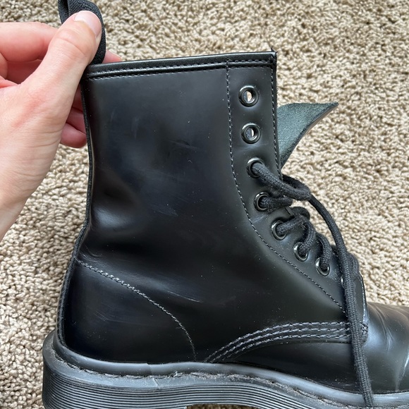 1460 Mono smooth leather lace up boot by Dr. Marten - Picture 11 of 13